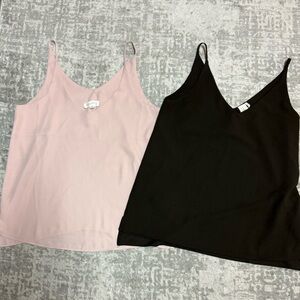Stella Luce Pink and Black Camisole Set